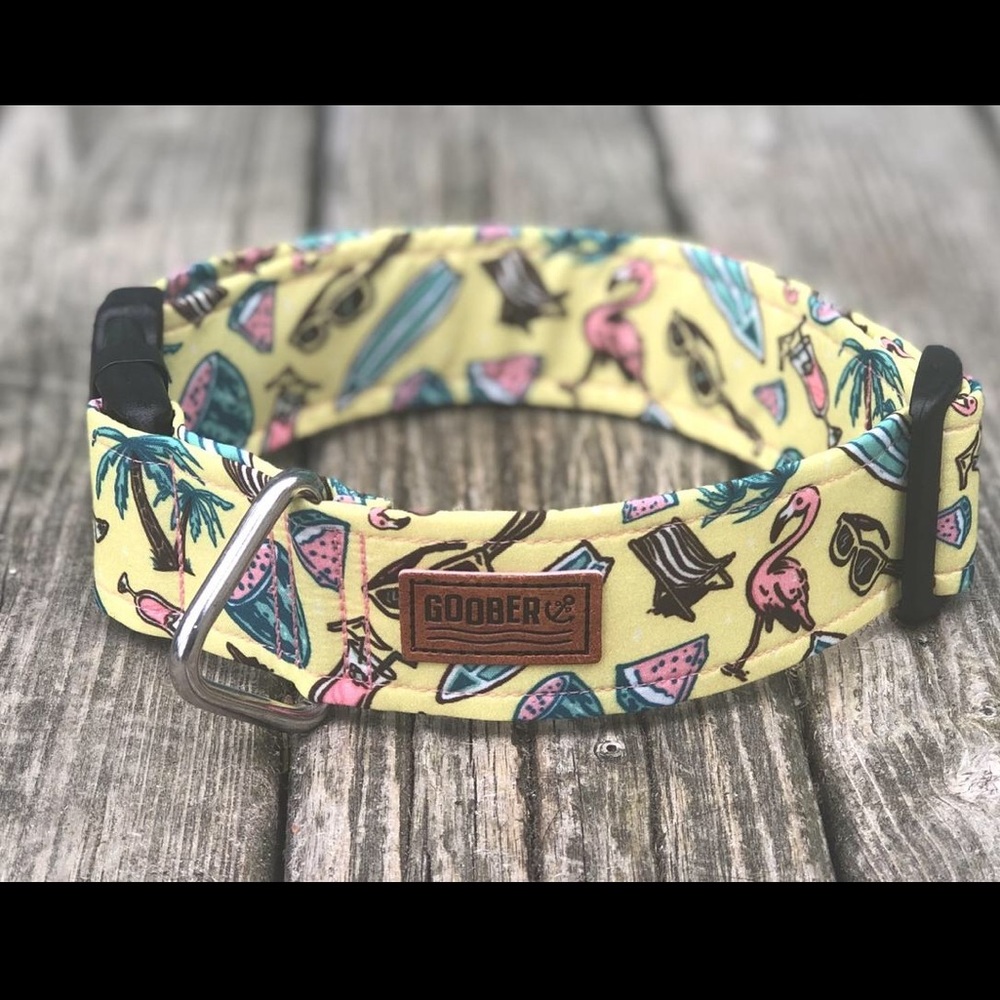 Summer vibes dog collar